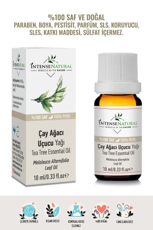 Tea Tree Essential Oil 10 Ml 100% Pure Natural Tea Tree Essential Oil - İntense Natural