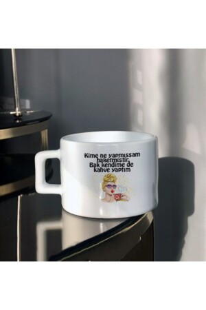 Tea/Coffee 1Whoever Deserves Whatever I Did Design Printed Cup - Hediyexpres
