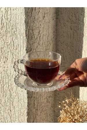 Teacup Glass Beads 6 Pieces - Dunyazuccaciye
