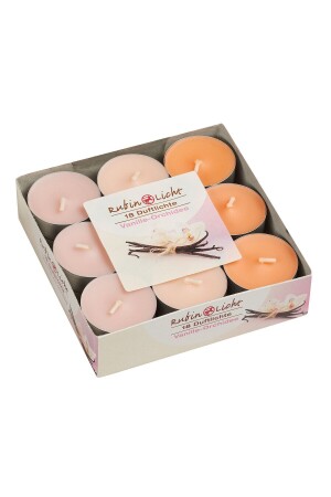 Tealight Vanilla Orchid Candle 18pcs - Rubinlicht