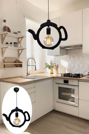 Teapot Pendant Lamp Chandelier Modern Retro Office Cafe Bar Hotel Restaurant Ceiling Lamp Tea Shop - Utku Tasarim