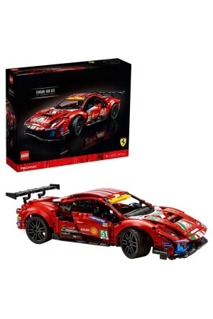 ® Technic Ferrari 488 GTE “AF Corse #51” 42125 - Collectible Model Building Set (1677 Pieces) LMT42125 - LEGO