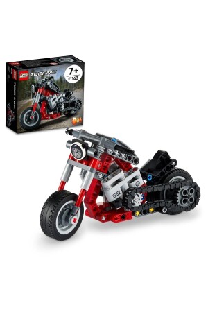 ® Technic Motorcycle 42132 – Collectible Construction Set for Children Age 7 and Above (160 Pieces) - Lego