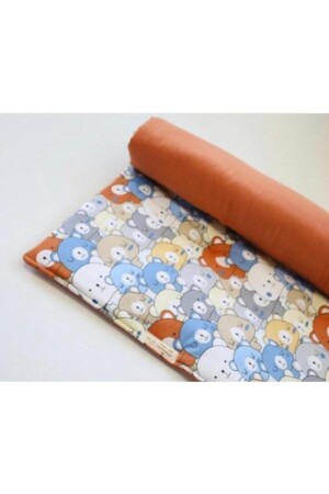 Teddy Bear Patterned Rectangular Play Mat BABYSFİELDOYUNHALISIAD - Babys Field