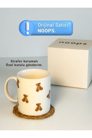 Teddy Bear Printed Special Boxed Mug Cup Ceramic Coffee Mug - Noops