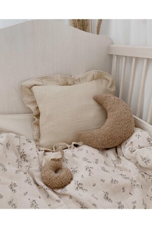 Teddy Moon Pillow Brown Bh2 - bohemoon