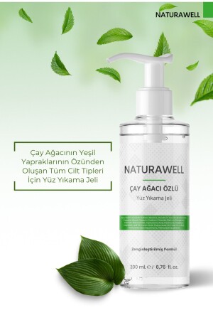 Teebaumextrakt-Gesichtsreinigungsgel 200 ml 8684172600118 - Naturawell