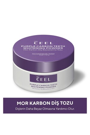 Teeth Whitening Activated Purple Carbon Tooth Powder 50 gr - The Ceel