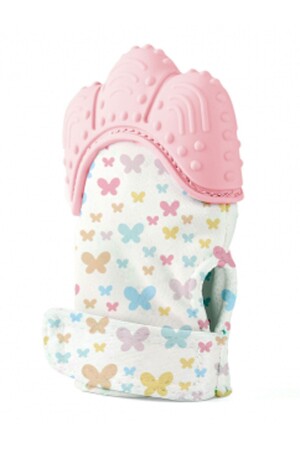 Teether Glove 3-12 Months Pink - Babyjem