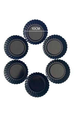Teflon Round Tartlet Mold Set of 6 1226 - adarya