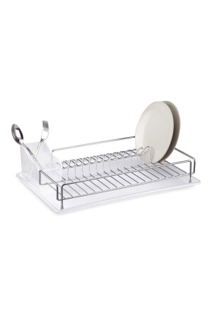 Tek Katlı Tabaklık Bulaşıklık Krom P1808S8058 - Evistro