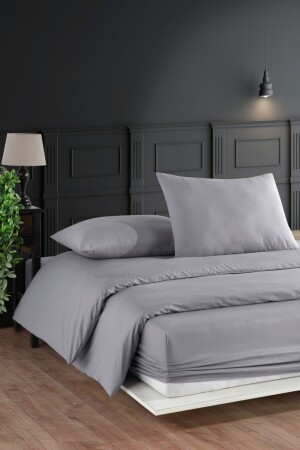 MNZ-Single 100% Cotton Elastic Sheet Duvet Cover Set 4 ألوان - Formeya