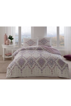 Tek Kişilik Nevresim Takımı Carmine Lila Lastiksiz 160 Cm X 220 Cm TC53T60264683 - Taç