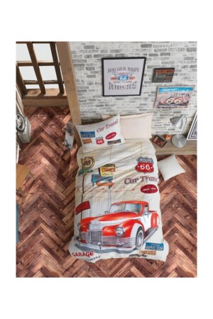 Tek Kişilik Ranforce Genç Nevresim Takımı - Route 1186773008051 - Cotton Box