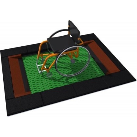 Tekerlekli sandalyeler için trambolin Inter-Play Orta-I 150 x 200 - Inter-Play