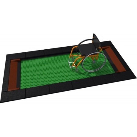 Tekerlekli sandalyeler için trambolin Inter-Play Orta-I 150 x 250 - Inter-Play