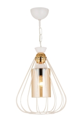 Tekli Lale Beyaz Modern Avize AK00027 - Kraliçe