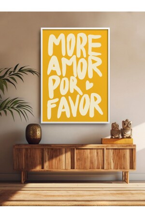 Tekli Tablo Modern Art Çerçeveli Poster Tablo TK/333 - Homepack