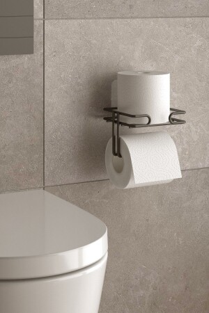 Teknotel Adhesive Replacement Toilet Paper Holder Matte Black St175 11. ST. 175. 02 - Tekno-tel