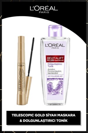 Teleskop-Mascara & Revitalift Filler Plumping Tonic 200 ml - L'oreal Paris