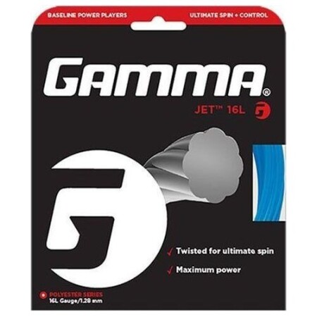Tennis racket strings Gamma Moto Set 17, 1.24mm, black - Gamma Sports