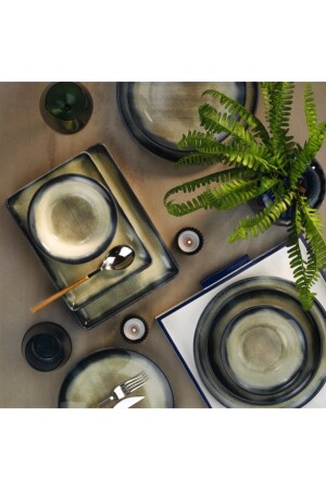 Teos 26 Piece Nano Cream Dinnerware Set DG 338 - Kütahya Porselen