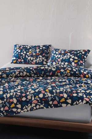 Terazzo Double Duvet Cover Set - Azure 48803342 - Hibboux