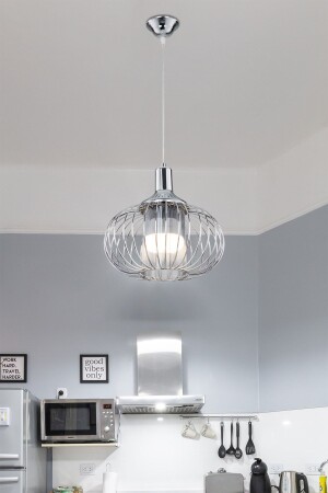 Terla Pendant Lamp Chrome MDL. 4316 - manogrup avize aydınlatma