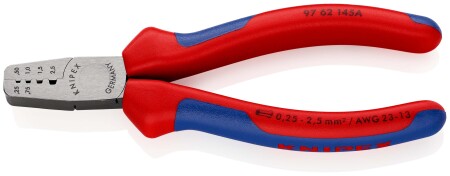 Terminal crimping pliers KNIPEX 9762 - Knipex