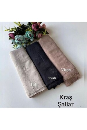 MNZ-Hijab حجاب نسائية من الخيزران الدرع شال نموذج مجموعة 3 - Organic Scarfs
