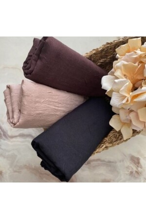 MNZ-Hijab حجاب نسائية من الخيزران الدرع شال نموذج مجموعة 3 - Organic Scarfs