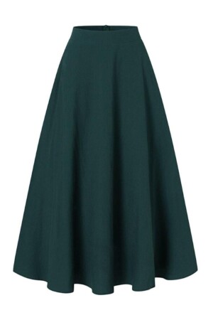 Tesettür Puf Scuba Kloş Etek Büyük :Beden - Cng Moda