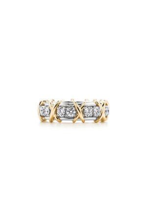 Tf Brand Model Zircon Stone Silver Color Ring RB418 - ringbox