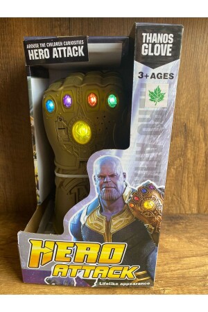 منز-منتقم ثانوس اللعبة ضوء والصوت قفازات - THANOS قفازات مع اللون اللامتناهي قفازات الحجارة يمكن ارتداؤها - Scntoys