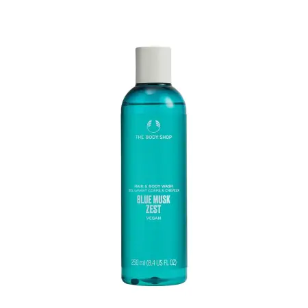 The Body Shop Blue Musk Zest Hair and Body Wash (250 ml) - The Body Shop