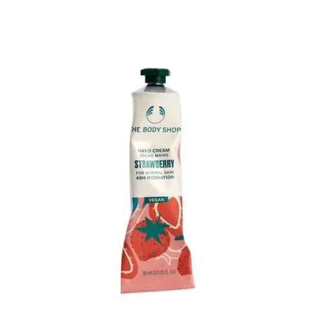 The Body Shop Strawberry Vegan Hand Cream (30 ml, Strawberry) - The Body Shop