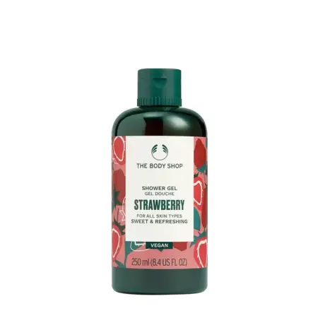 The Body Shop Vegan Strawberry Shower Gel (250 ml, Strawberry) - The Body Shop