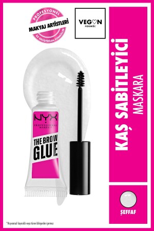 The Brow Glue Instant Brow Styler - Transparent Eyebrow Fixing Mascara - Nyx Professional Makeup