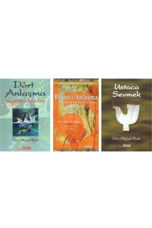 The Four Agreements - To Love Masterfully - The Fifth Agreement - Don Miguel Ruiz 3 Book Set - Ötesi Yayıncılık