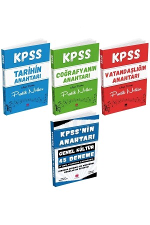 The Key to 2024 Kpss General Culture Practice 3 and 45 Essays - Anahtar Kitap