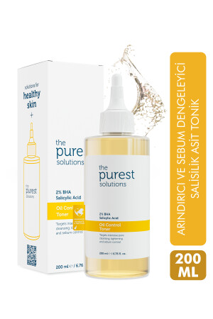 The Purest Solutions Salicylic Acid Toner for Oily and Combination Skin and Anti-Blackheads 200 ml - The Purest Solutions