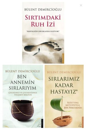 The Spirit Mark on My Back -We are as Sick as Our Secrets -I Am My Mother's Secrets Bülent Demircioğlu 3 books - Destek Yayınları