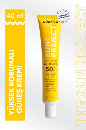The Sun Project High Protection Hybrid Sun Cream High Protection Hybrid Sun Cream 50 Spf Pa 40 ml - Görkito