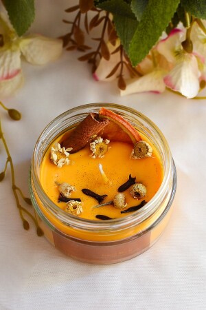 Therapy and Chakra 100% Natural, Ritual Scented Candle with Orange, Cinnamon and Clove Detail Gift Candle 85 - Trend Mum