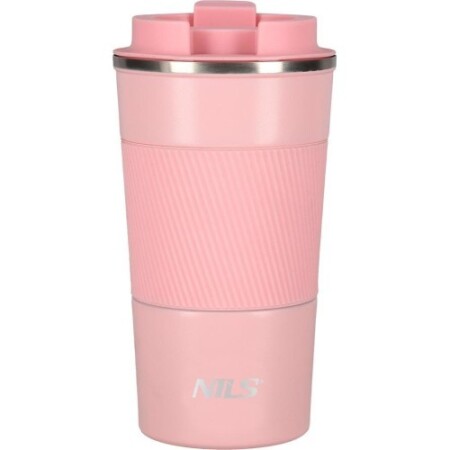 Thermos mug Nils Camp NCC09, pink - Nils Camp