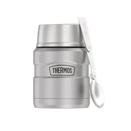 Thermos SK3000 Staınless King Yemek Termosu 0,47L Matte Staınless Steel 101311 - Thermos