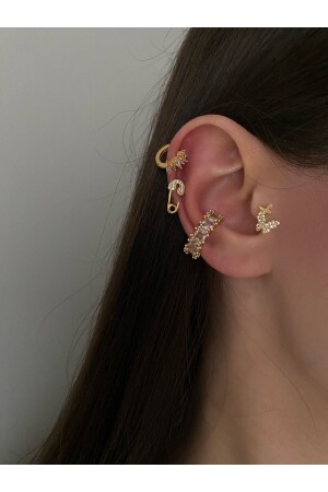 Thick Hoop Cartilage Earring Earcuff - Okkostore