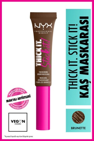 Thick It. Stick It! Kaş Maskarası Brunette - Nyx Professional Makeup