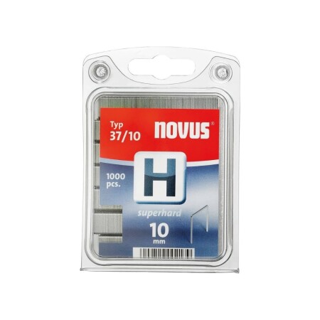 Thin staples NOVUS H 37/10, 1000pcs. - Novus