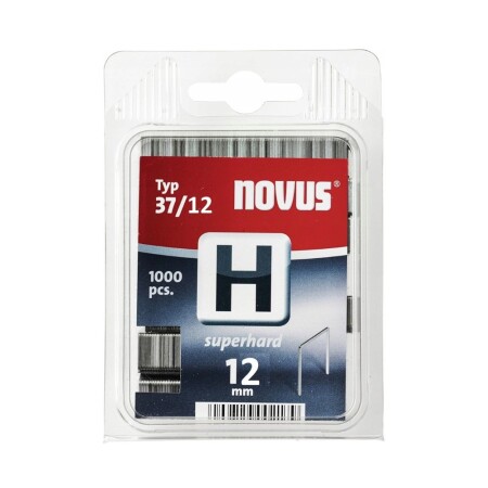 Thin staples NOVUS H 37/12, 1000pcs. - Novus